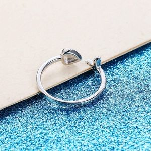 Women's Adjustable Cross Ring in Sterling Silver